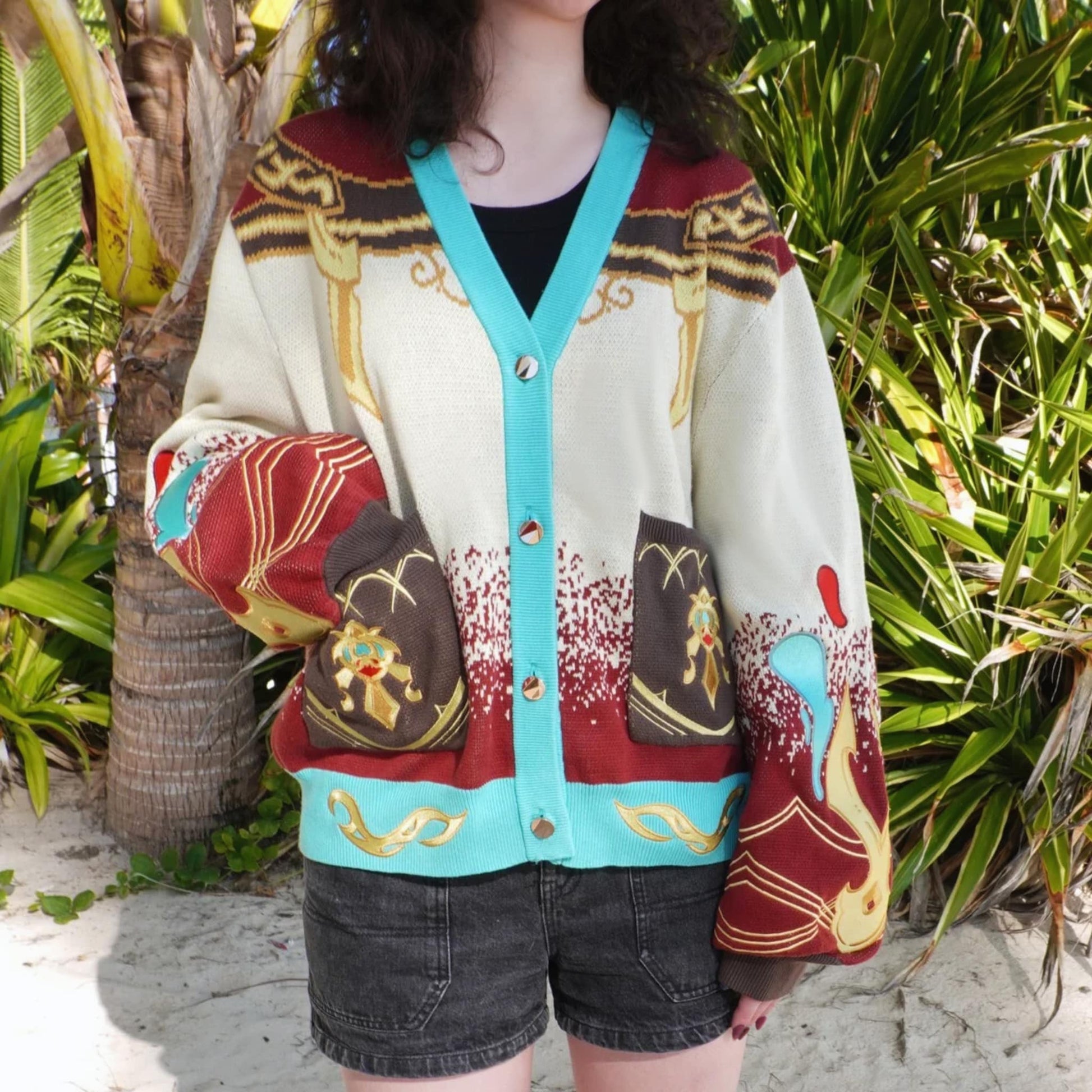 Genshin Impact Kaveh Embroidered Cardigan