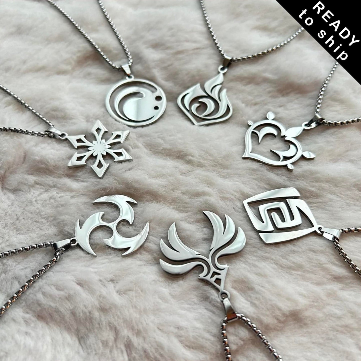 Genshin Impact Stainless Steel Necklace