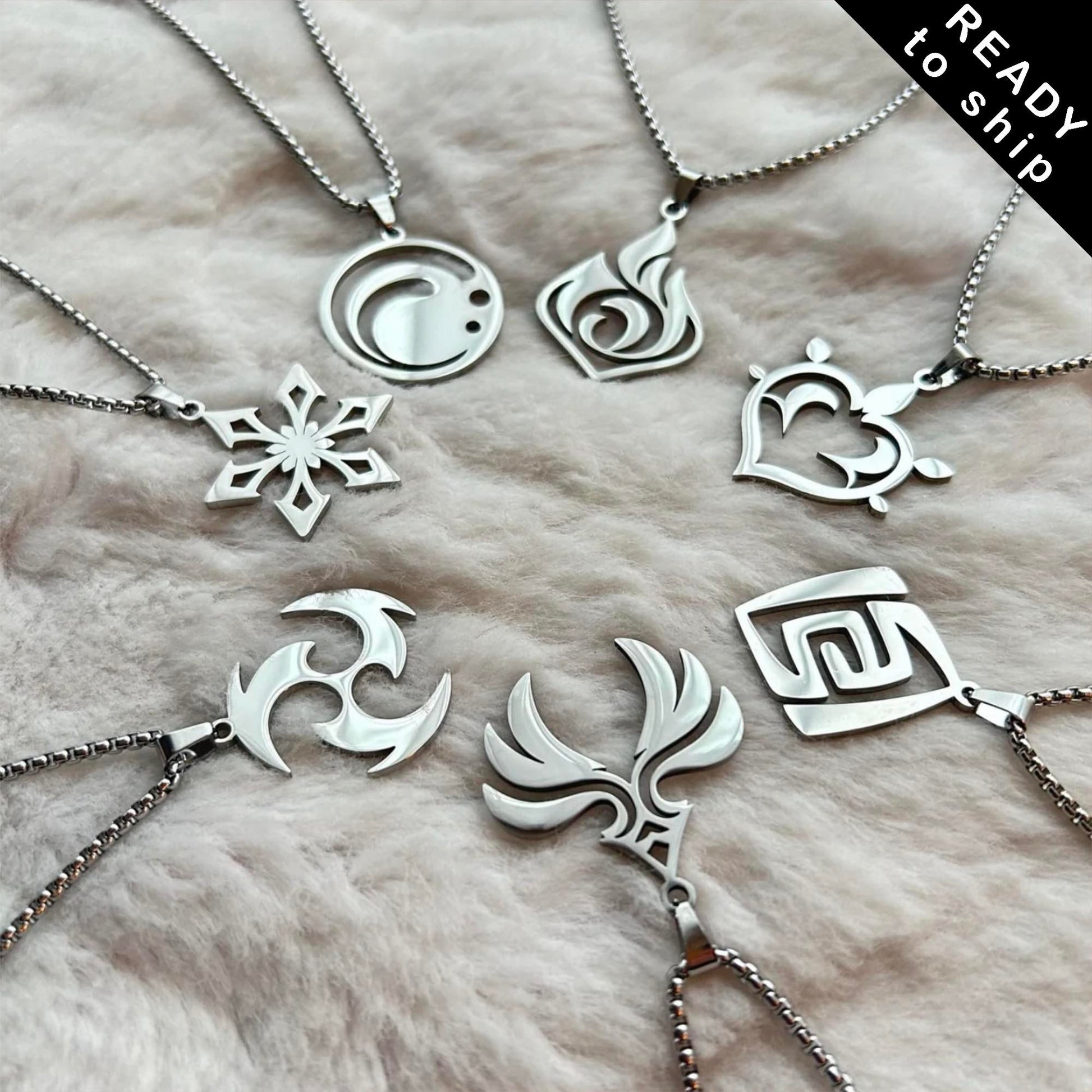 Genshin Impact Stainless Steel Necklace